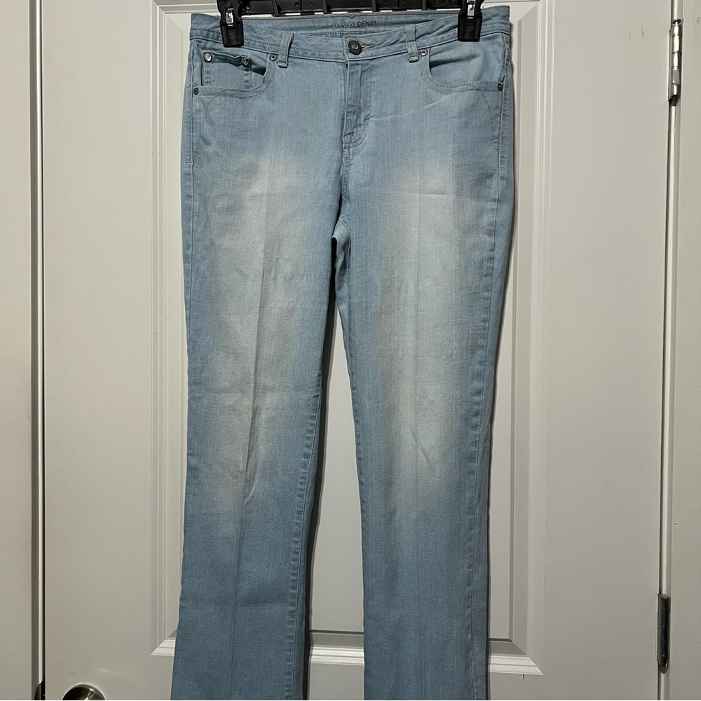 Style & Co Denim Women’s Curvy Style Modern Boot Cut Jeans In Light Wash